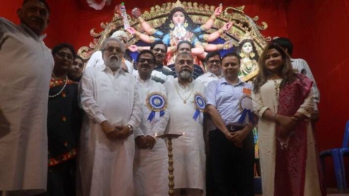 Sudip Banerjee inaugurated Mohammad Ali park Durga Puja RTB Sudip Banerjee inaugurated Mohammad Ali park Durga Puja RTB
