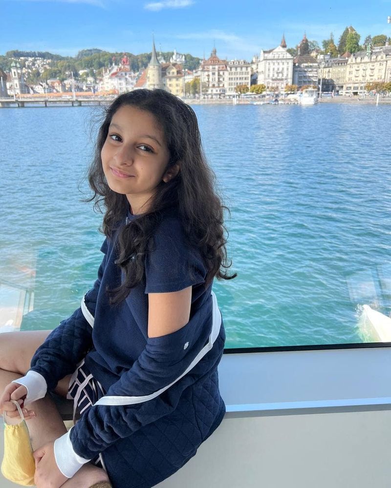 Super star Mahesh babu Switzerland family trip photos viral on social media