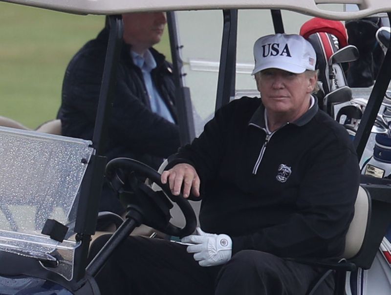 Trump lost weight out of office