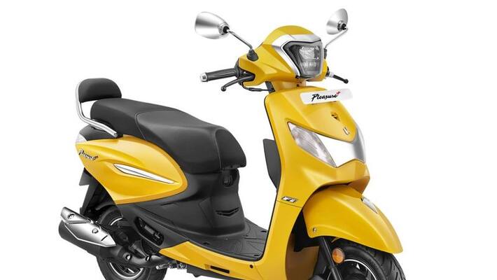 Hero Motorcorp launches new conected pleasure pluse XTEC scooter in India ckm Hero Motorcorp launches new conected pleasure pluse XTEC scooter in India ckm