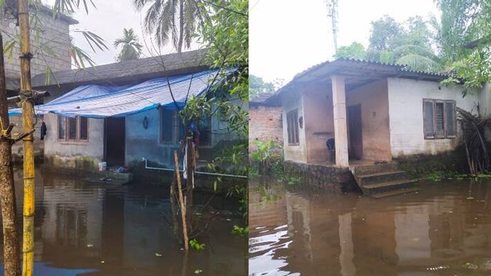 about 300 houses were flooded leaving people stranded In Pavukkara about 300 houses were flooded leaving people stranded In Pavukkara