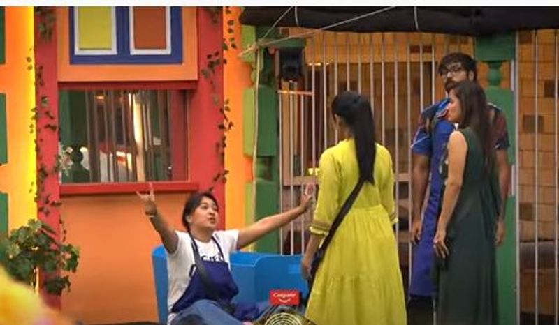 anee master warning to kajal and fire on siri rise heat on biggboss5 sunny entertaining