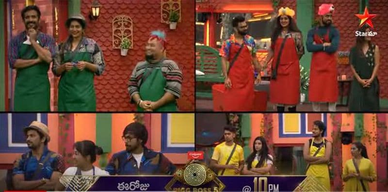anee master warning to kajal and fire on siri rise heat on biggboss5 sunny entertaining