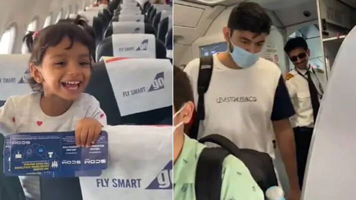 A Girl's Excited Reaction After Seeing Pilot Dad On The Same Flight A Girl's Excited Reaction After Seeing Pilot Dad On The Same Flight