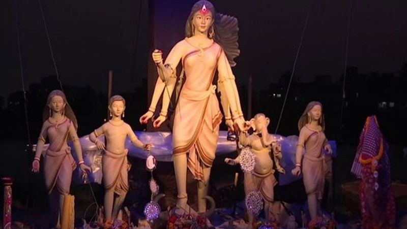 West Bengal, Durga puja pandal highlights hardships of people affected due to cyclones, LPG and inflation