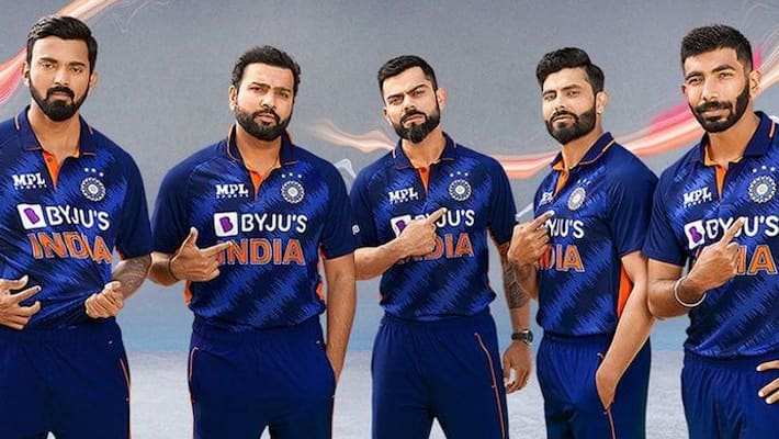 ICC T20 WorldCup: Team india revelas new jersey ICC T20 WorldCup: Team india revelas new jersey