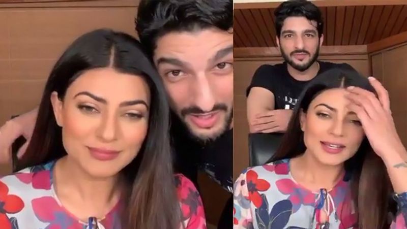 Sushmita Sen escaped a fall due to dis balance while posing in high hills