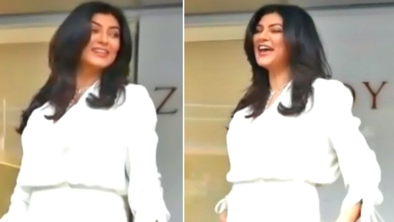 Sushmita Sen averts fall as she trips while posing for camera video goes viral BRD