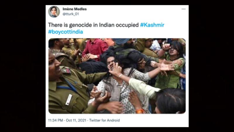 Fake News five-year-old picture is being viral in the name of assault with a girl in Kashmir