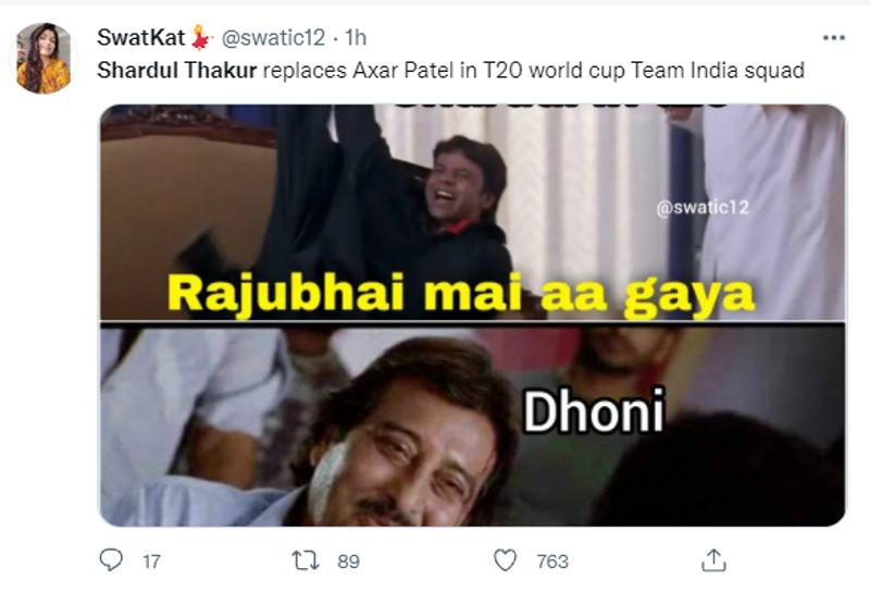 How Shardul Thakur takes seat in Team India T20 World Cup Squad fans hailing MS Dhoni effect