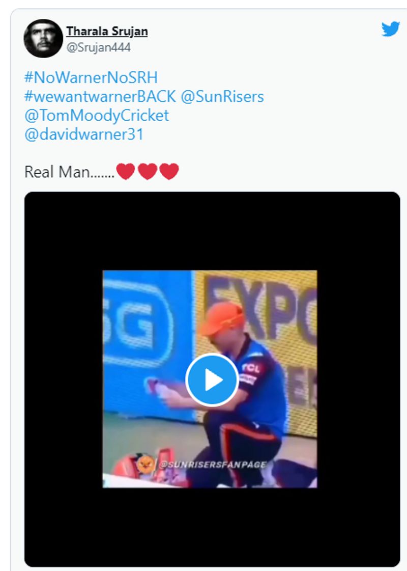 IPL 2021 SRH fans started campaign to retain David Warner in IPL 2022 Auction
