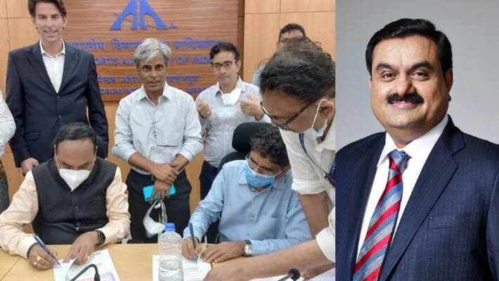 Adani group take over Thiruvananthapuram International airport Adani group take over Thiruvananthapuram International airport