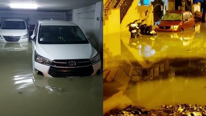 Heavy Rain lashes in Many parts of Bengaluru snr Heavy Rain lashes in Many parts of Bengaluru snr