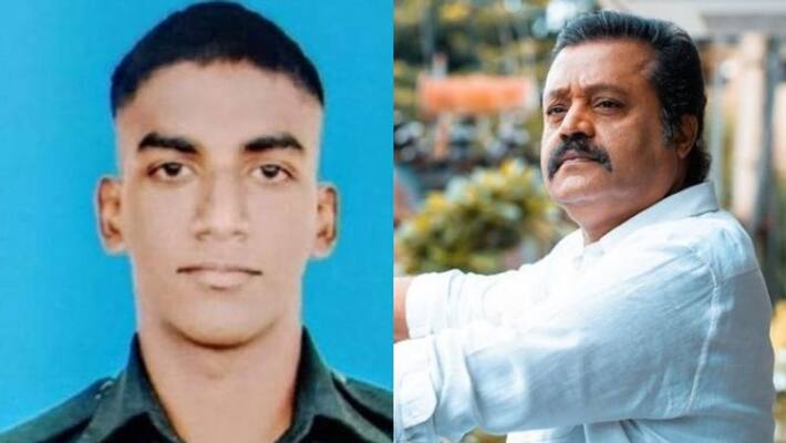 actor suresh gopi tribute to malayali jawan vysakh actor suresh gopi tribute to malayali jawan vysakh