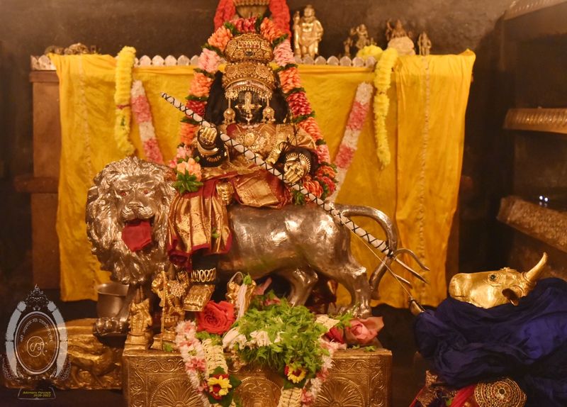 Navratri special Shree Krishna Darshana Adamaru Paryaya goddess decorations dpl