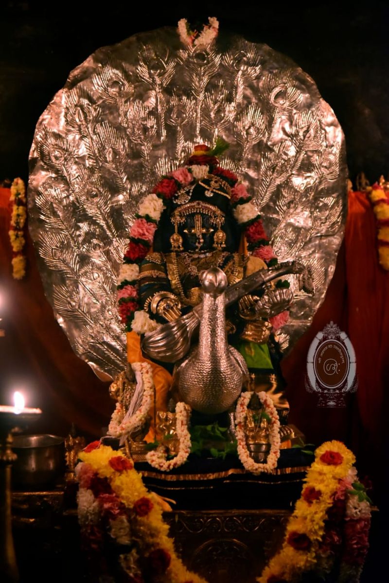 Navratri special Shree Krishna Darshana Adamaru Paryaya goddess decorations dpl