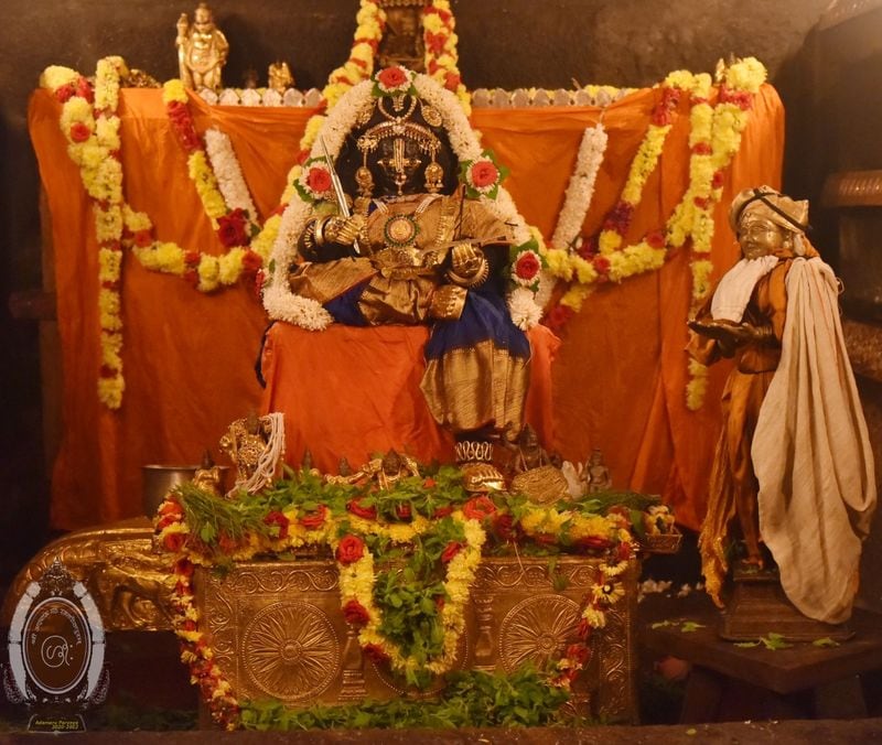 Navratri special Shree Krishna Darshana Adamaru Paryaya goddess decorations dpl