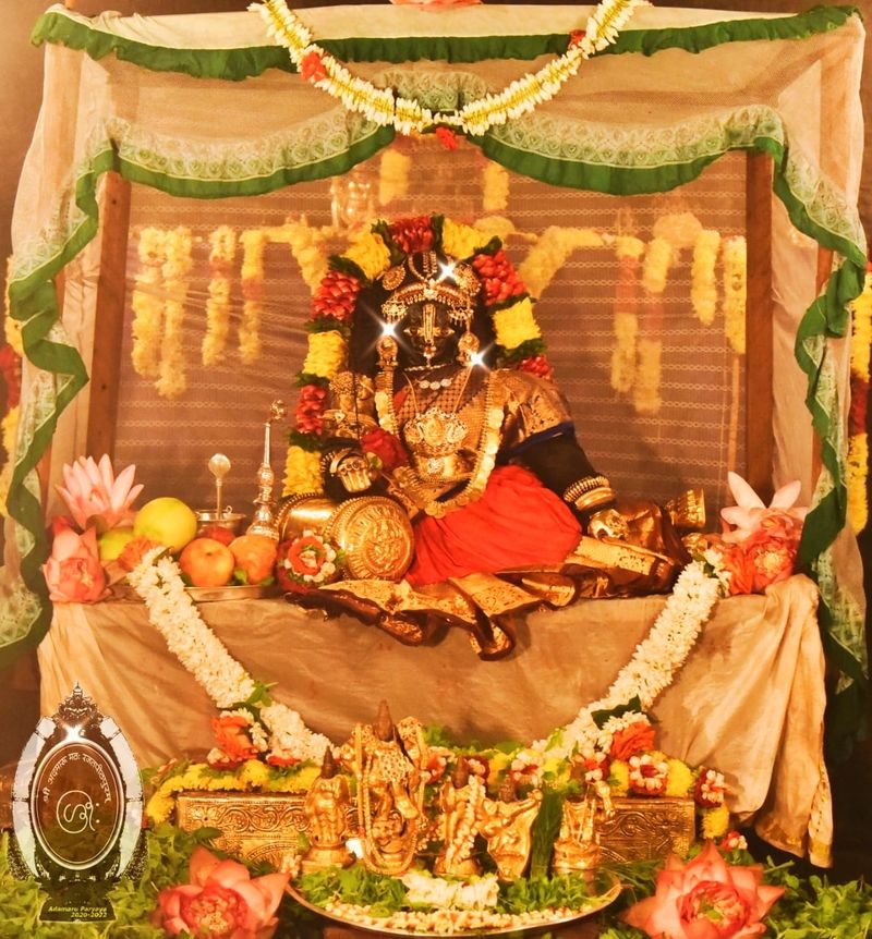 Navratri special Shree Krishna Darshana Adamaru Paryaya goddess decorations dpl
