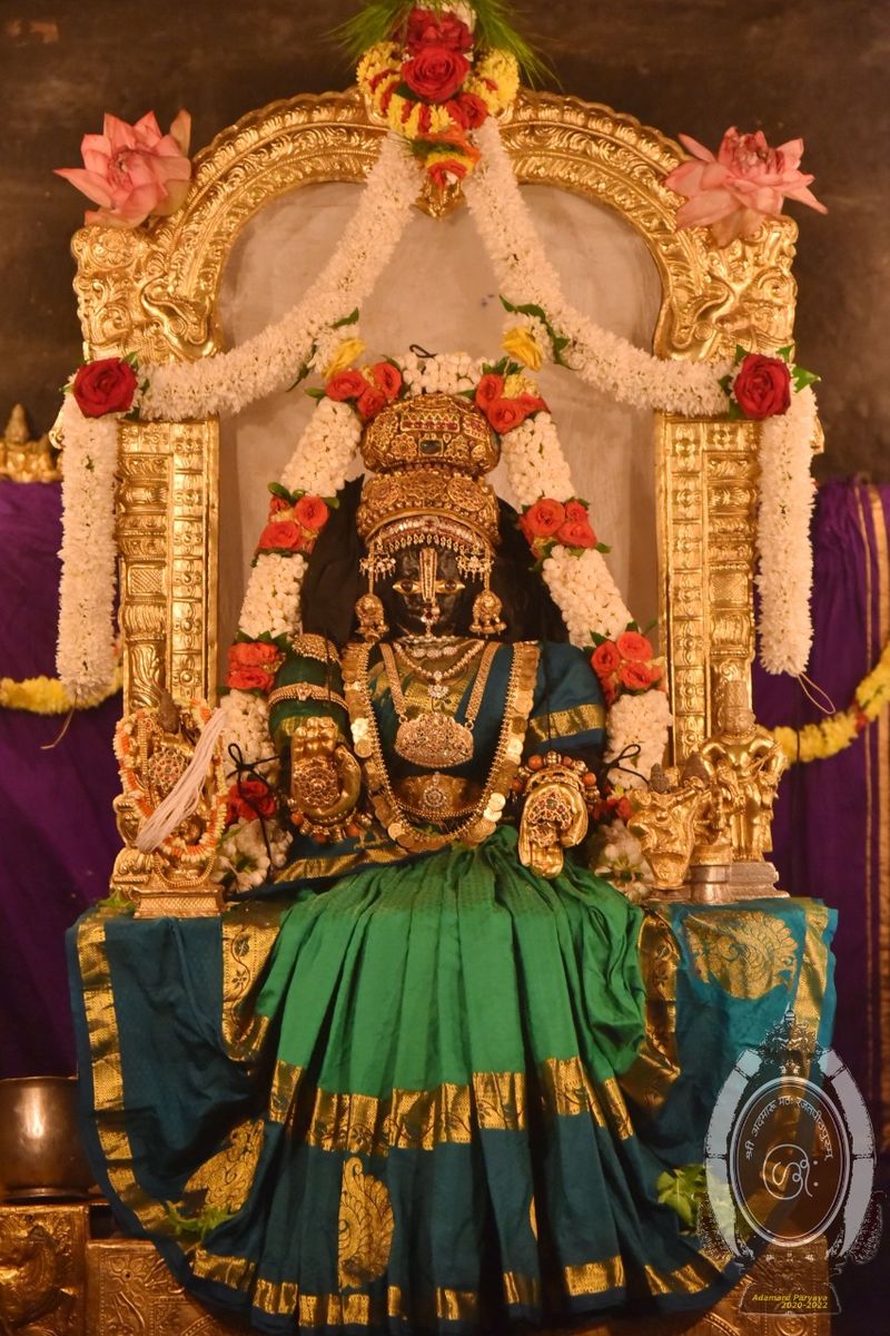 Navratri special Shree Krishna Darshana Adamaru Paryaya goddess decorations dpl