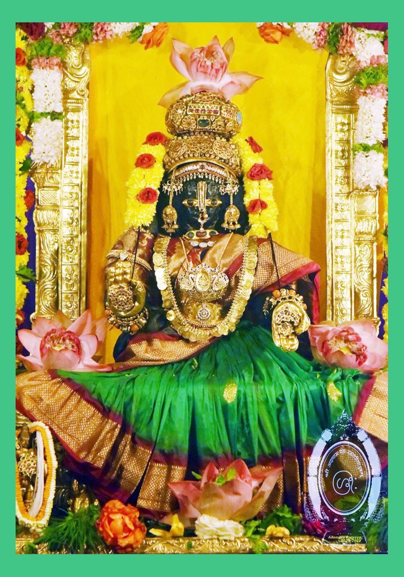 Navratri special Shree Krishna Darshana Adamaru Paryaya goddess decorations dpl