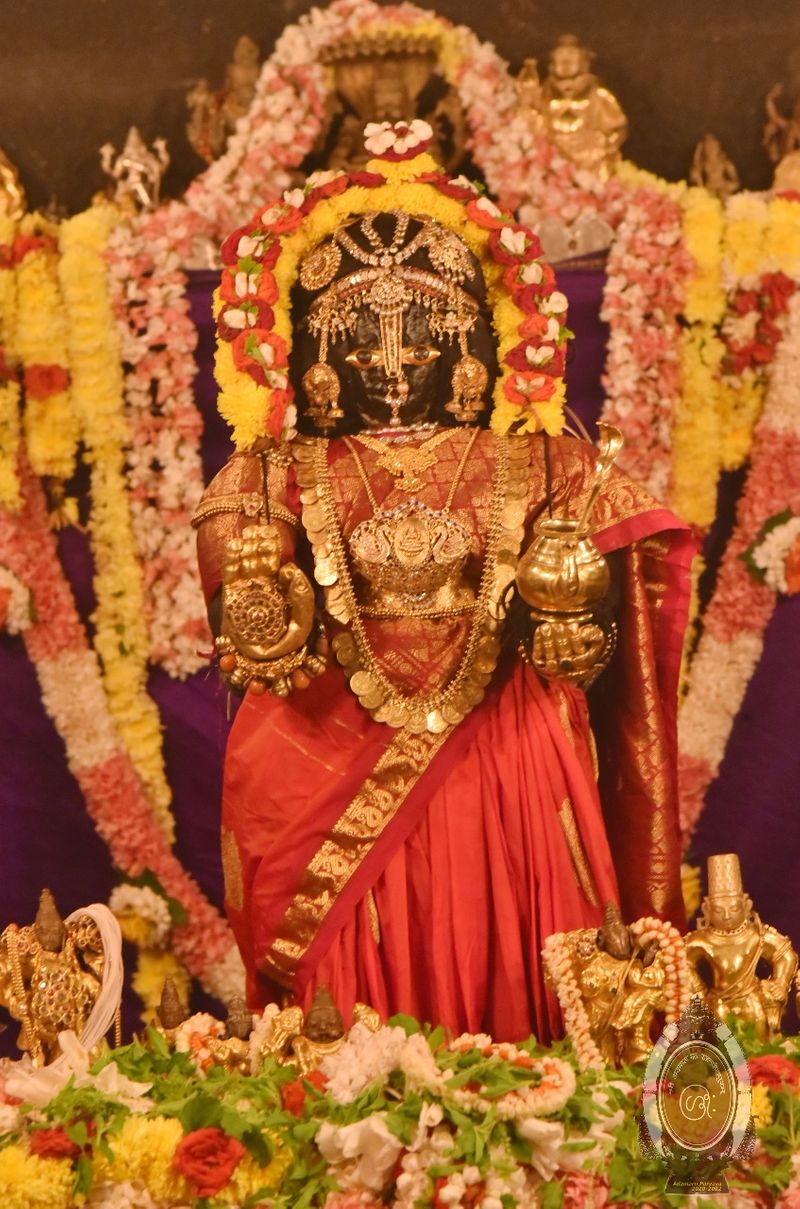 Navratri special Shree Krishna Darshana Adamaru Paryaya goddess decorations dpl