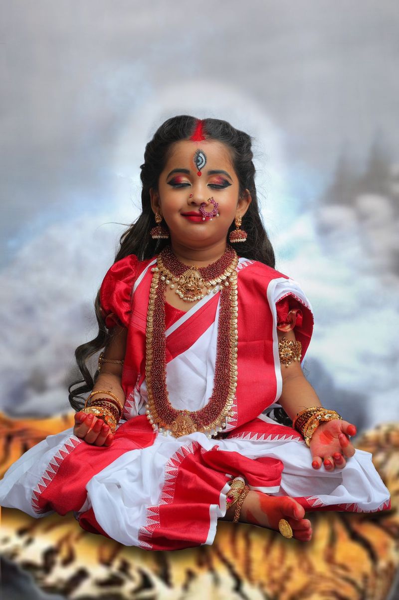 Sannidhi from Bengaluru special Navratri photoshoot see photos here dpl