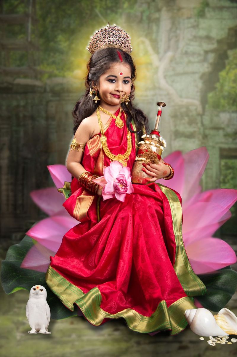 Sannidhi from Bengaluru special Navratri photoshoot see photos here dpl
