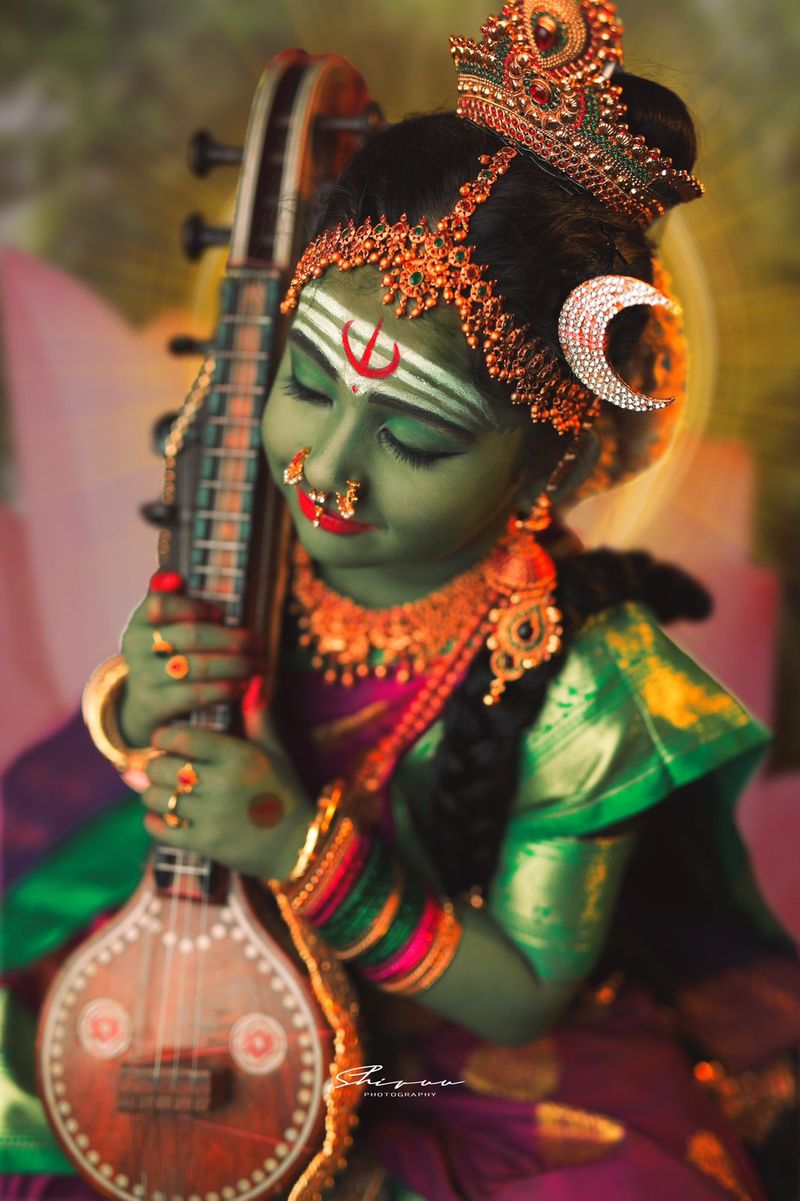 Sannidhi from Bengaluru special Navratri photoshoot see photos here dpl