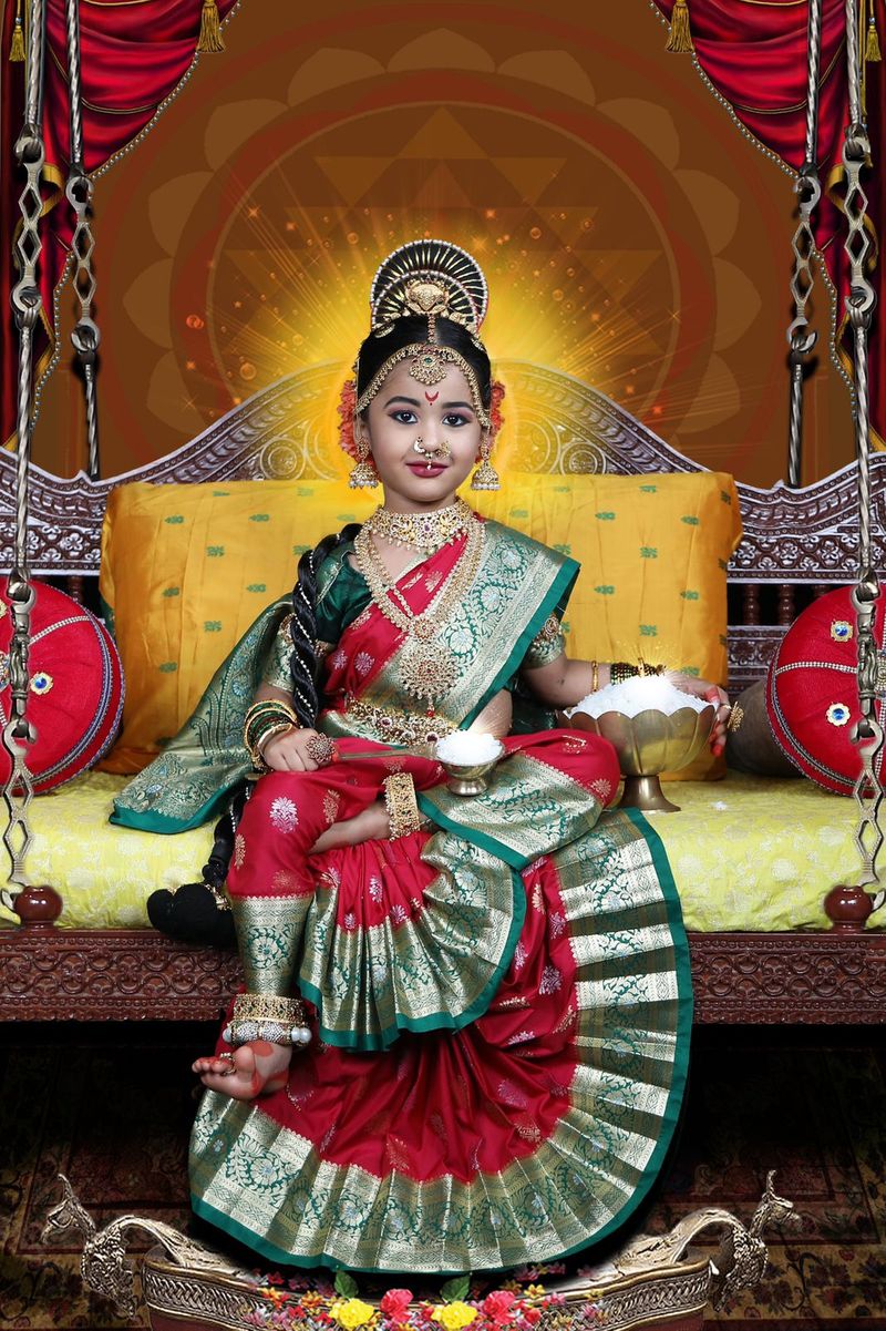 Sannidhi from Bengaluru special Navratri photoshoot see photos here dpl