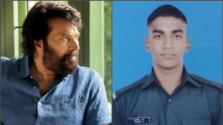 mammootty pays homage to martyred soldier vaishakh mammootty pays homage to martyred soldier vaishakh
