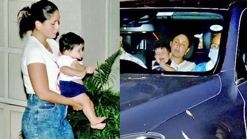 Kareena Kapoor spotted with younger son Jeh, actress looked sad
