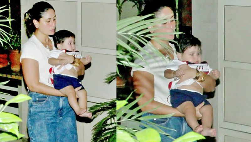 Kareena Kapoor spotted with younger son Jeh, actress looked sad