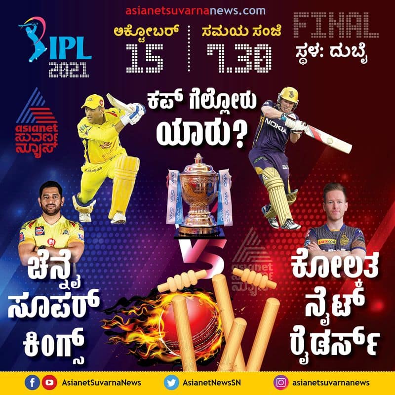 IPL 2021 Final The contest between CSK batting and KKR bowling Says Gautam Gambhir kvn