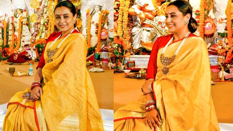 Rani Mukerji and other celebs spotted on last day of Navratri for devi darshan