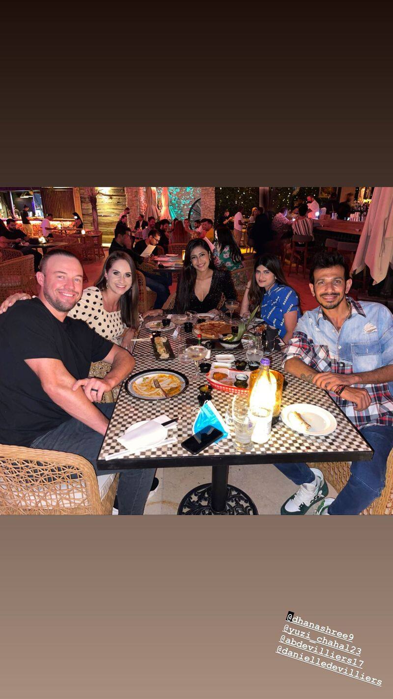 IPL 2021: Watch Yuzvendra Chahal, Dhanashree Verma spend final days in Dubai with AB de Villiers, Danielle-ayh