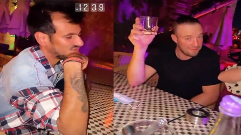 IPL 2021: Yuzvendra Chahal, Dhanashree Verma spent time with AB de Villiers and Danielle, Yuvraj singh trolls them