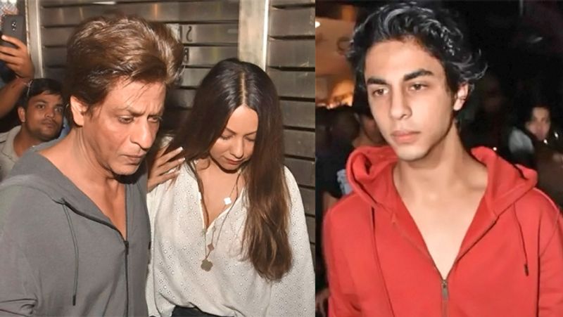Aryan Khan to Shah Rukh khan I AM SORRY at counter no12 both father son cried