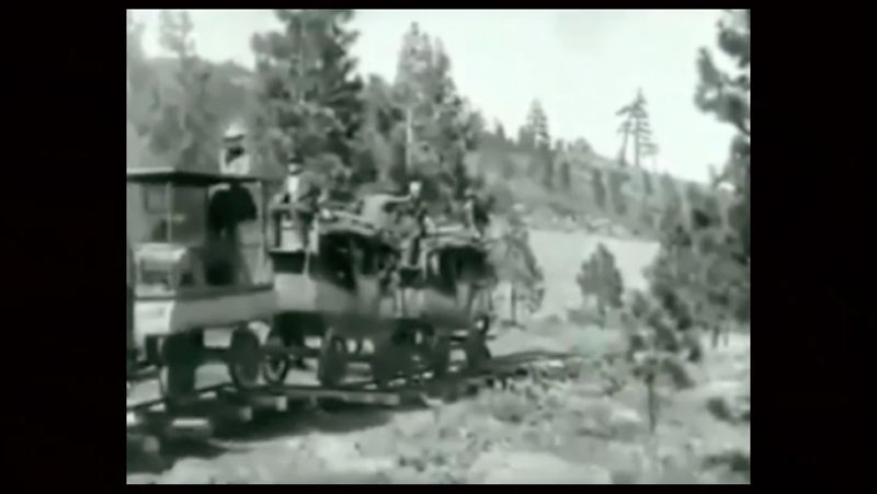 fake picture of the world first steam engine train is going viral