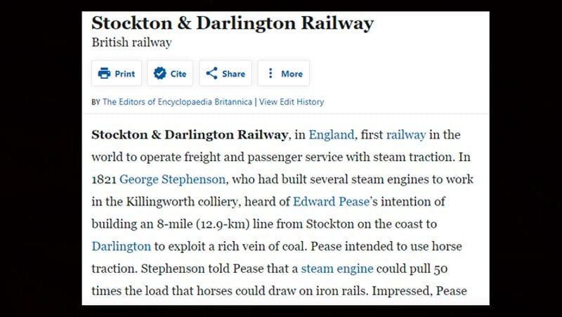 fake picture of the world first steam engine train is going viral