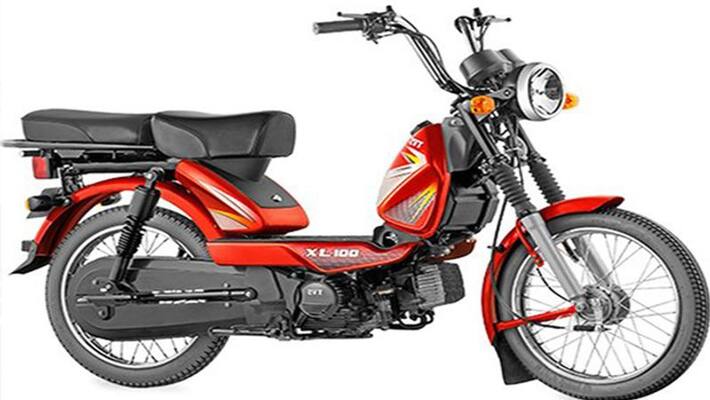 Just pay Rs 49 per day for TVS XL100 moped Unmatched even in loading Just pay Rs 49 per day for TVS XL100 moped Unmatched even in loading