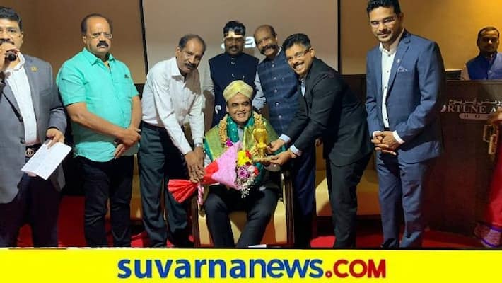 Karnataka Minister Ashwath narayan felicitated by dubai Kannadigas snr Karnataka Minister Ashwath narayan felicitated by dubai Kannadigas snr