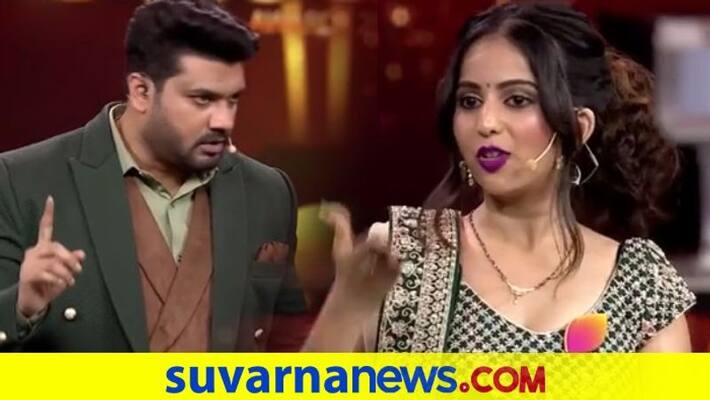 Niveditha Gowda says three bad words that are common in Mysuru at Anubandha awards Function stage dpl Niveditha Gowda says three bad words that are common in Mysuru at Anubandha awards Function stage dpl