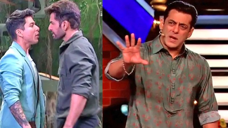 Bigg Boss 15, Jay Bhanushali abused Pratik Sehajpal, Salman Khan gets angry on him
