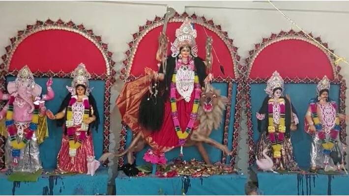 Durga Puja started on the Vijaya Dashami at Khadimpur in Raiganj bmm Durga Puja started on the Vijaya Dashami at Khadimpur in Raiganj bmm