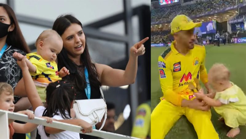IPL 2021: After Chennai super kings win Dhoni to Suresh raina's daughter celebrated dad's victory