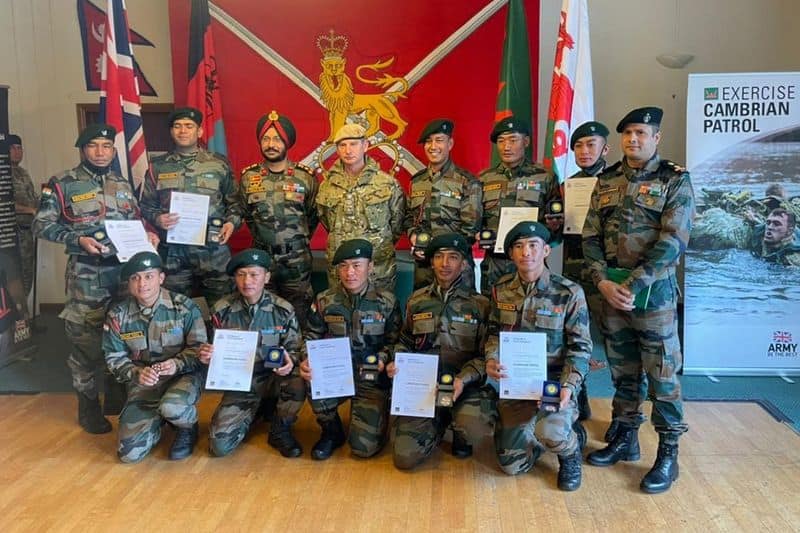 indian Army team wins gold medal in Exercise cambrian patrol organised at brecon