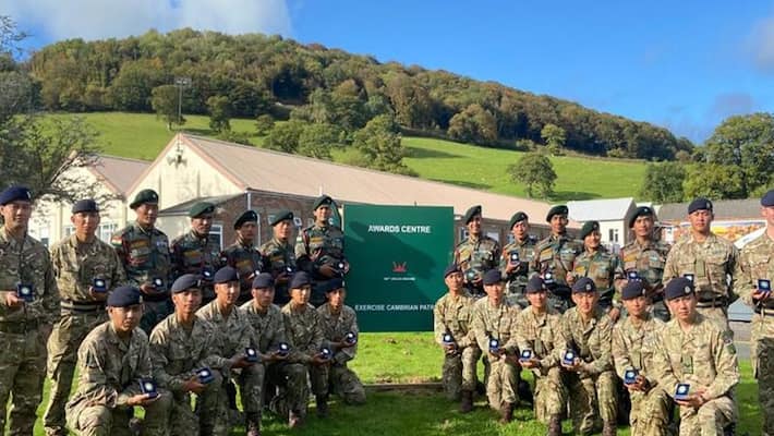 indian Army team wins gold medal in Exercise cambrian patrol organised at brecon indian Army team wins gold medal in Exercise cambrian patrol organised at brecon