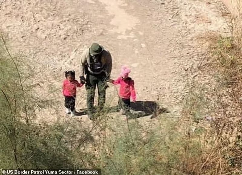 Six and four year old sisters were found at the US Mexico border with address of relative in hand