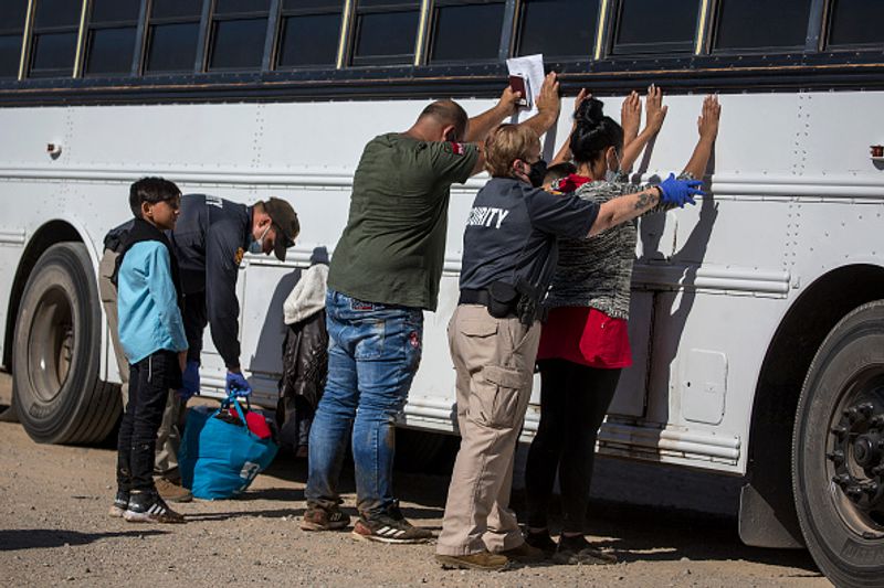 Six and four year old sisters were found at the US Mexico border with address of relative in hand