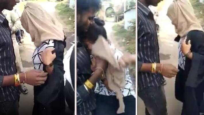 misbehave with girl forcibly got the removed burqa video viral in bhopal misbehave with girl forcibly got the removed burqa video viral in bhopal